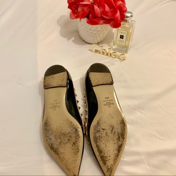 Valentino Rockstud Ballerina Flat - Picture 6 of 6